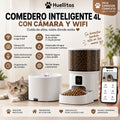 Pack Huellitas™ — Comedero Inteligente 4L con Cámara + Fuente de Agua 3L